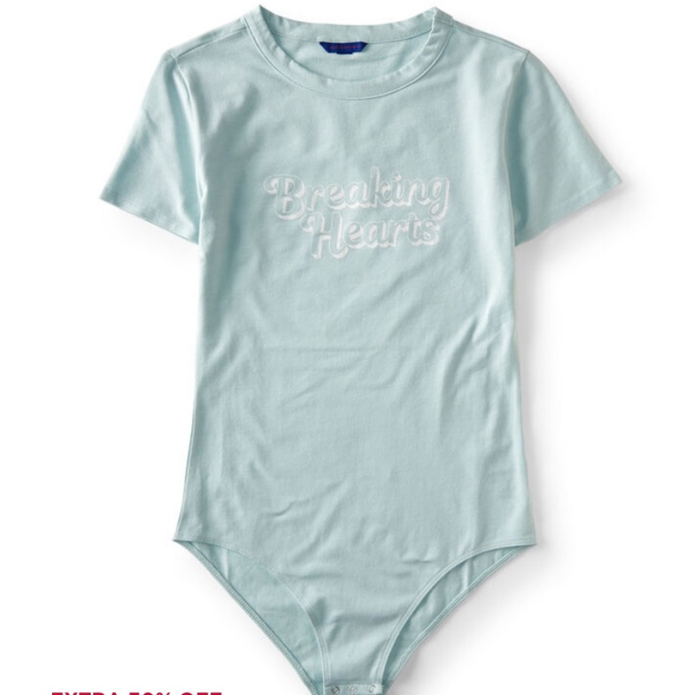 Aeropostale Breaking Hearts Bodysuit